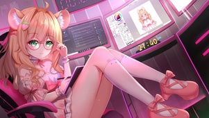 4K可爱少女