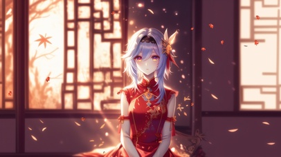 雪墨壁纸丨优菈丨红嫁衣丨