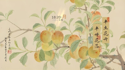 半生花开 半世花落