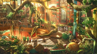 治愈阳光午后阁楼花房