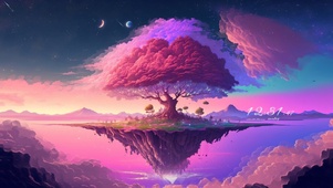 4k梦幻神秘之树
