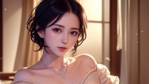 4K短发美少女