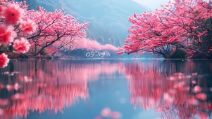樱花湖畔