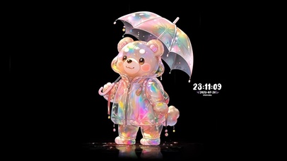 4k治愈 缤纷小熊