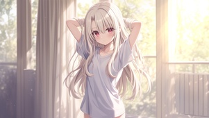 阳台女孩
