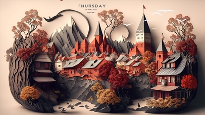 立体画之城镇系列