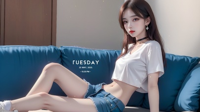 纯欲系居家女孩