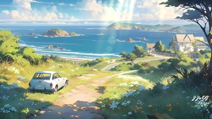 宁静的海边
