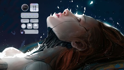 唯美未来科技机械烧少女