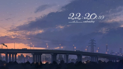 星光下的城市（带鱼屏）