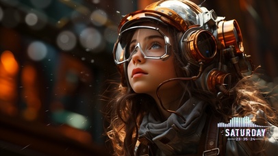 未来守护者赛博少女