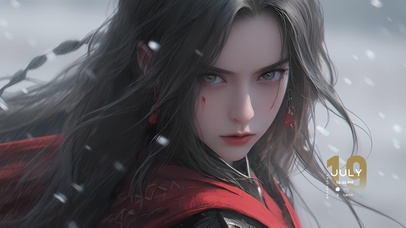 【4k】互动，文艺古风汉服美女