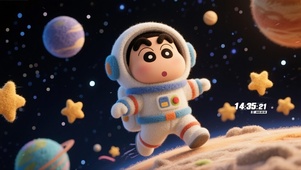 蜡笔小新游太空