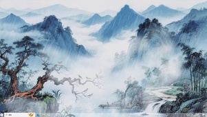 烟峦渡-桌面主题