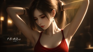 挽发少女