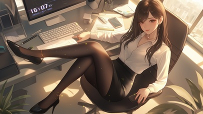 唇角挂着的微笑如露珠，晶莹透亮