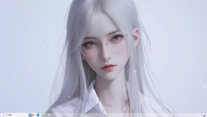 素雅眼镜女孩主题
