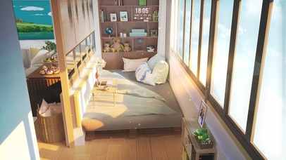 4K 治愈温馨小卧室