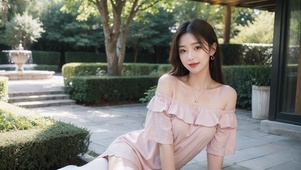 清纯甜美的美女