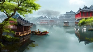 4k江南水乡