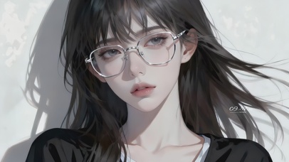 清纯禁欲系眼镜少女