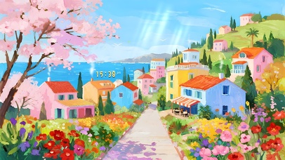 清新多巴胺小镇