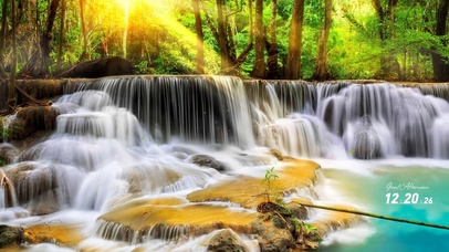 风景系列—林间瀑布