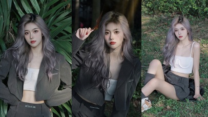 最新美女拼图4k壁纸