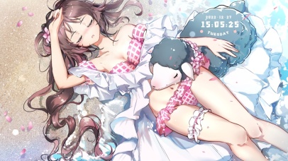 海边度假的小绵羊