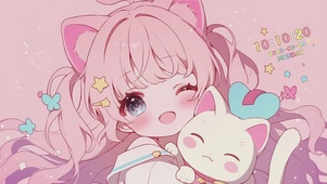 猫耳朵的女孩