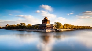 北京紫禁城护城河