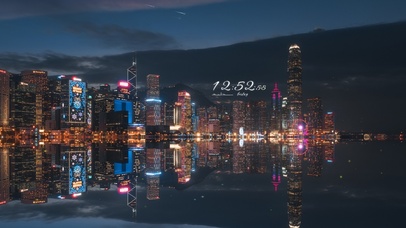 4K 唯美城市繁华夜景