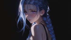 暗夜里的唯美金克丝