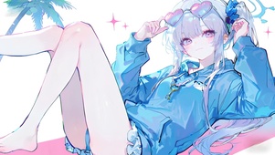 月雪宫子-海边泳装少女萝莉