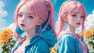 4k向日葵女孩