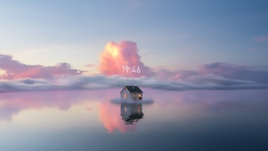 极简水上小屋