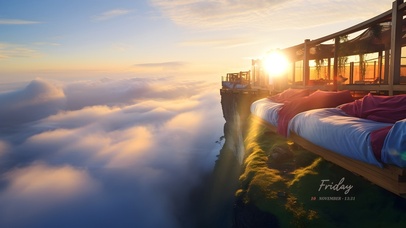 云雾鸟鸣中苏醒