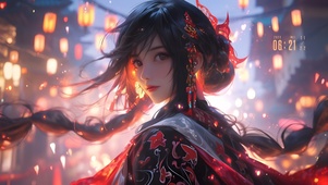 灯火通明