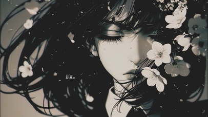 落花下の那絲回憶