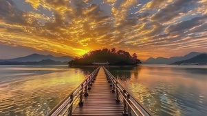 落日美景
