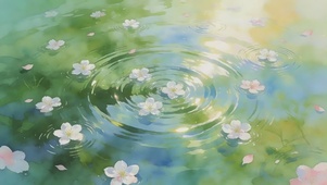 绿色系光影斑斓