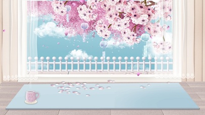 瑜伽房的樱花阳台