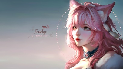 可爱的清纯狐女