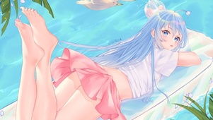 夏日裸足