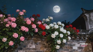 玫瑰月夜