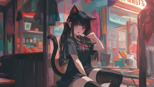 唯美猫女
