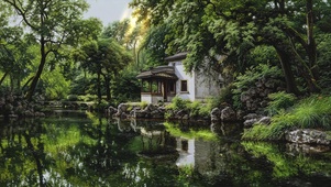 复古风景护眼壁纸