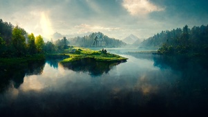 梦幻湖畔