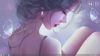 4k唯美小姐姐主题