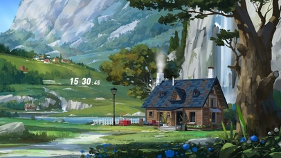 4K唯美治愈森林小屋